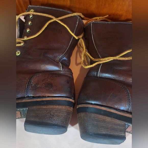 CAROLINA steel-toed oil resistant leather work boots. Size 7 1/2 - Picture 11 of 16